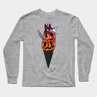 Halloween ice cream Long Sleeve T-Shirt